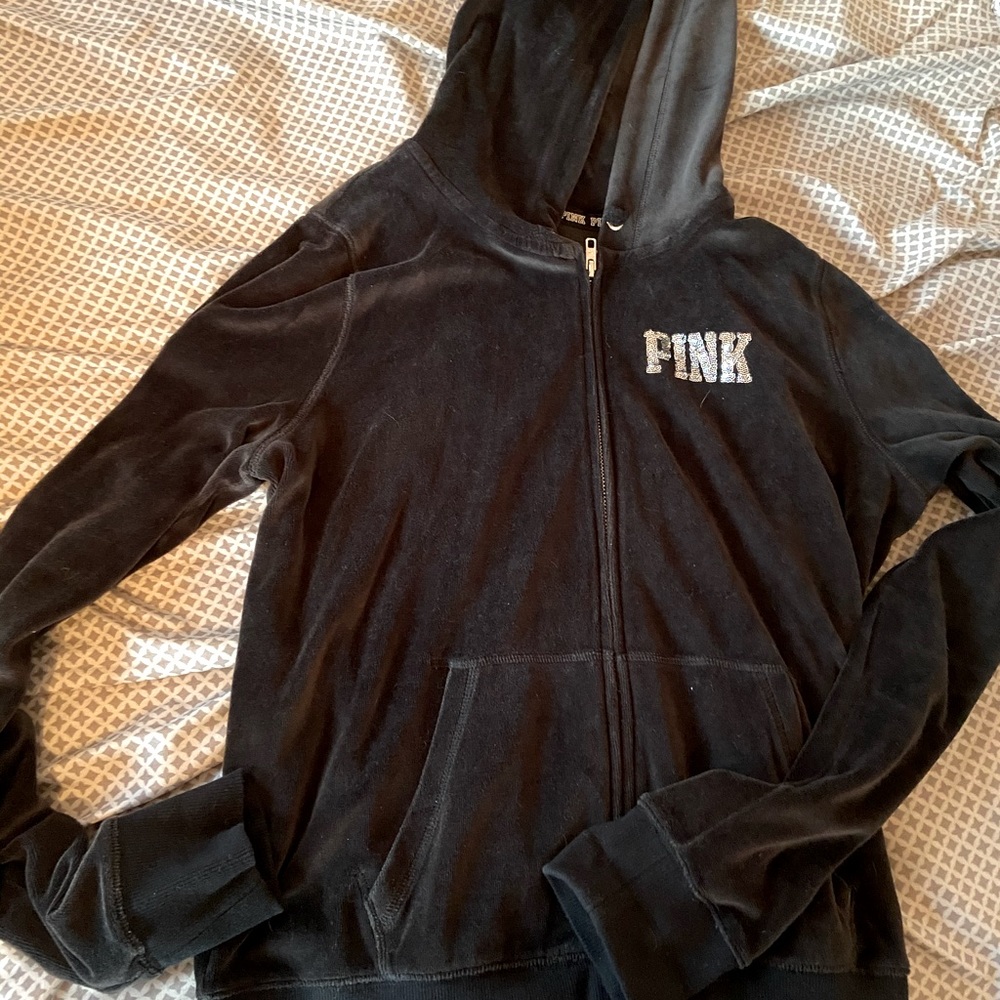 Pink zip up